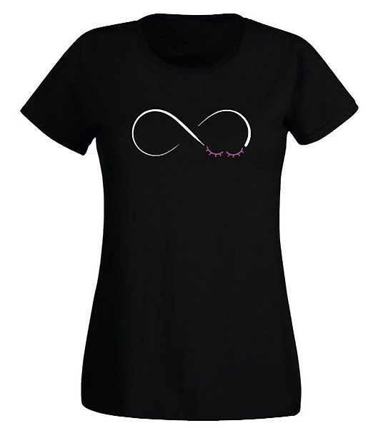 G-graphics T-Shirt Damen T-Shirt - Infinity Lashes mit trendigem Frontprint günstig online kaufen