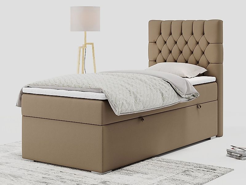 MKS MÖBEL Boxspringbett PERA (Set, Packung, Topper T25, T30-Schaum, H3-Matr günstig online kaufen