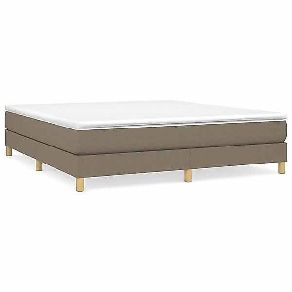 vidaXL Bettgestell, Bettrahmen Taupe 180x200 cm Stoff günstig online kaufen