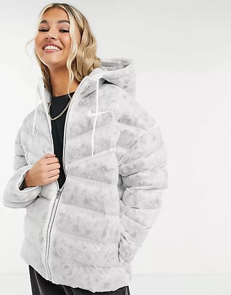 Nike Move to Zero – Wattierte Jacke in Weiß günstig online kaufen
