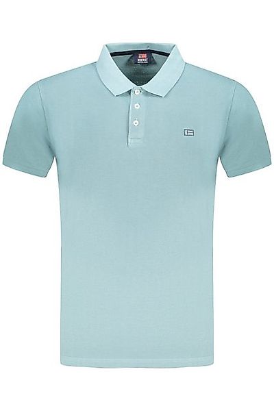 NORWAY 1963 Poloshirt Blaues Herren Kurzarm-Poloshirt mit Stickerei und 3 günstig online kaufen