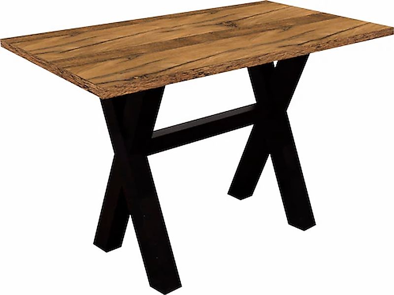 Mäusbacher Bartisch, Gestell in X-Form (Breite 120, 140 oder 160 cm) günstig online kaufen