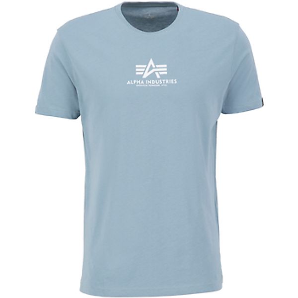 Alpha Industries  T-Shirts & Poloshirts Basic T-Shirt ML - greyblue günstig online kaufen