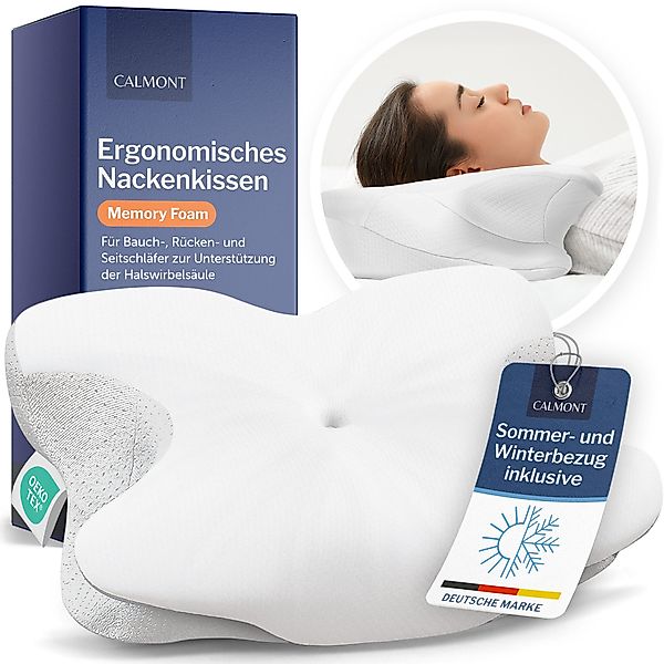CALMONT Nackenstützkissen Memory Foam Kissen, Orthopädisches günstig online kaufen
