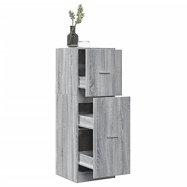 vidaXL Unterschrank Küchenschrank Apothekerschrank Grau Sonoma 40x41x118 cm günstig online kaufen