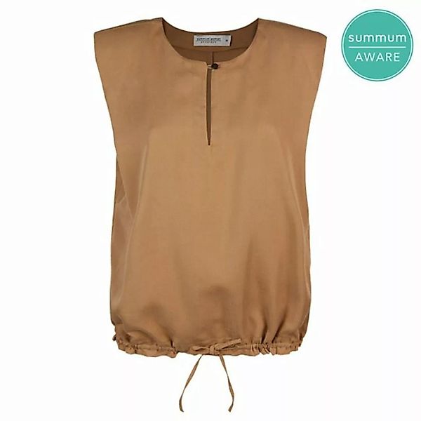 summum woman T-Shirt Summum, Top Tencel, Bluse beige, Damenoberbekleidung günstig online kaufen