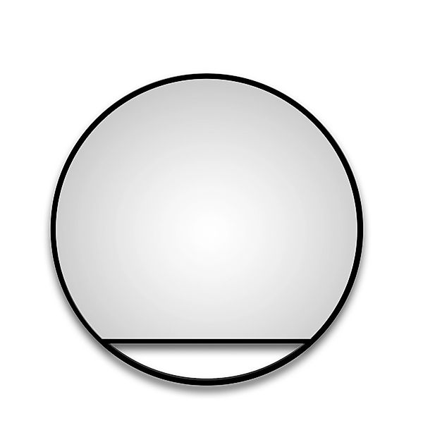 DSK Design LED-Lichtspiegel Silver Cosmos Ø 60 cm Schwarz Matt Rund günstig online kaufen