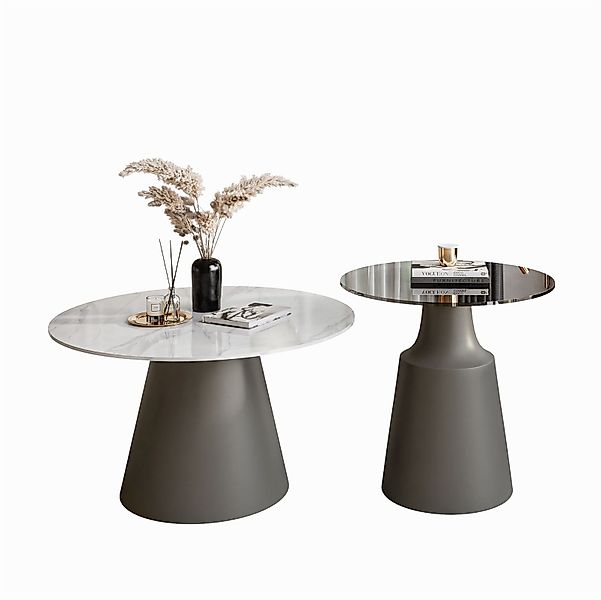 Lookway Couchtisch CHANTELLE 2in1 eleganter Runder günstig online kaufen