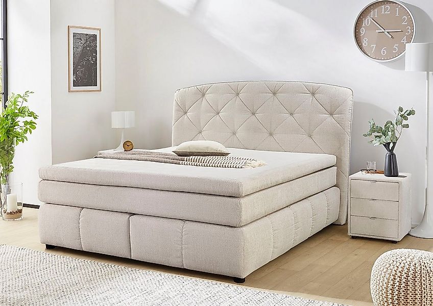 Jockenhöfer Gruppe Boxspringbett Mila erhältlich in der Größe 180x200cm, Ka günstig online kaufen