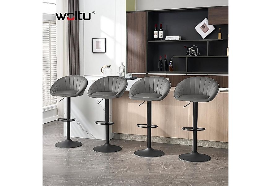 Woltu Barhocker (1 St), küchenhocker höhenverstellbar, Ergonomischer Stuhl, günstig online kaufen