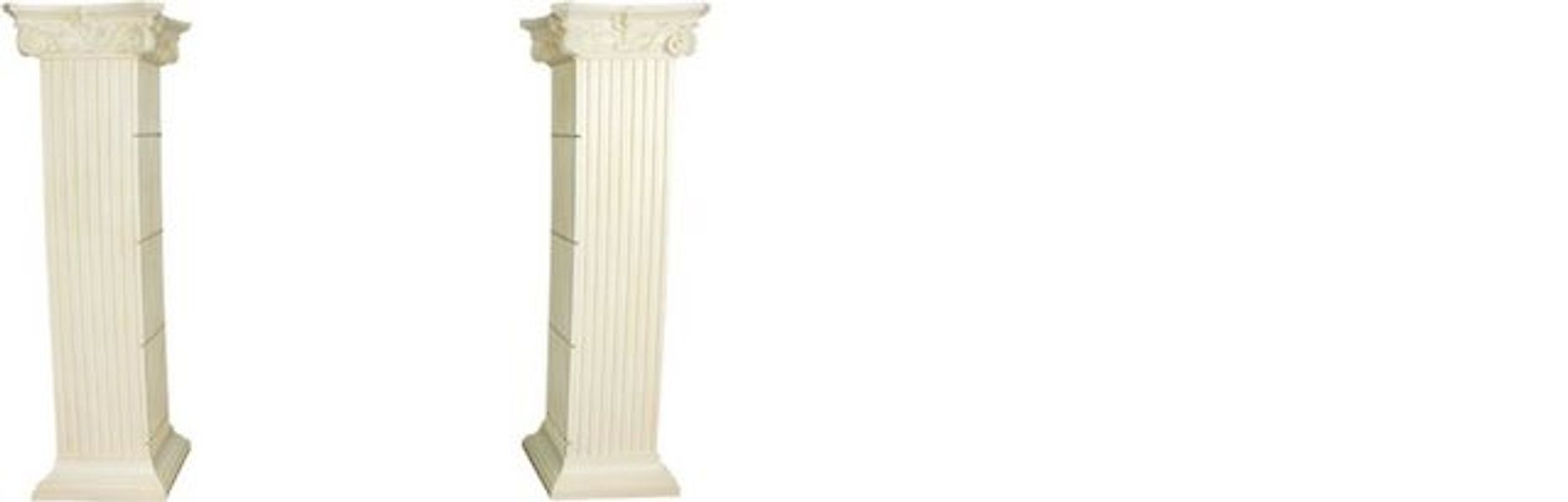 JVmoebel Vitrine Regal Glas Vitrine Römische Säulen Regale Vitrinen XXL 210 günstig online kaufen