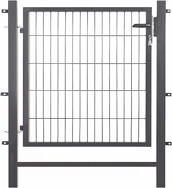 GARDEN N MORE Zauneinzeltür "Einzeltor Easy", (Set), 103 cm hoch, anthrazit günstig online kaufen