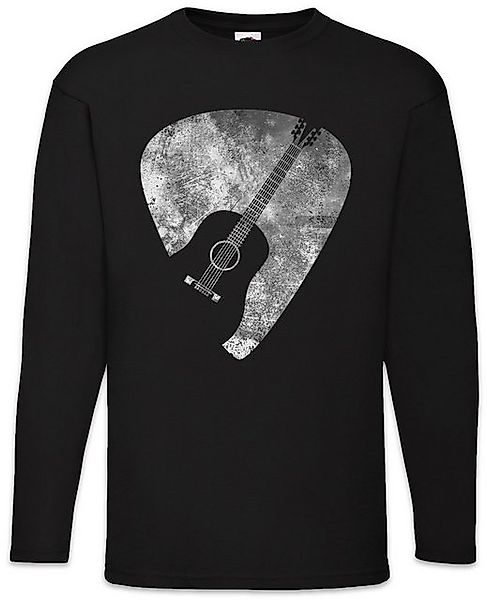 Urban Backwoods Langarmshirt Plectrum Langarm T-Shirt Guitar Gitarren Plekt günstig online kaufen