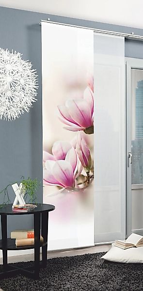 HOME WOHNIDEEN Schiebegardine »MAGNONE«, (1 St.), HxB: 245x60, inkl. Befest günstig online kaufen