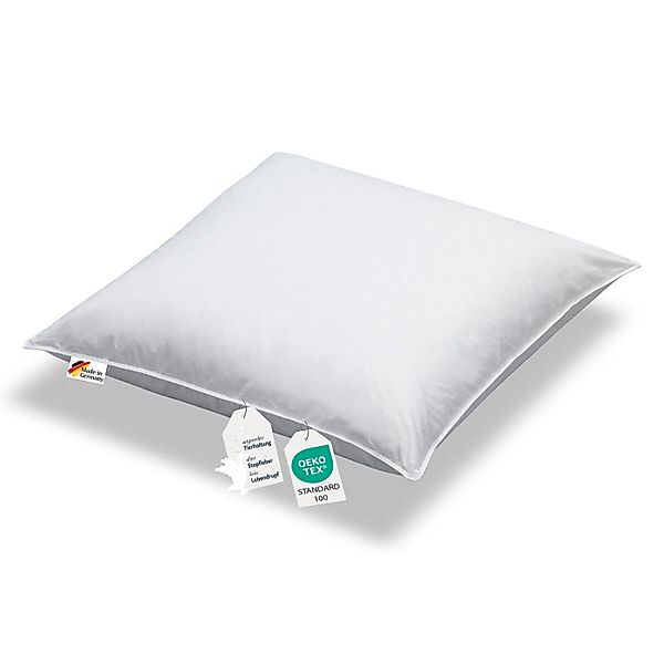 Kopfkissen Daunenkissen 100% sibirische Daunen 500g leicht weich 80x80 günstig online kaufen