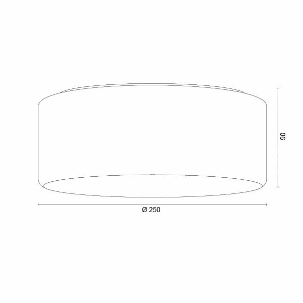 Deckenleuchte Titania, rauchgrau/schwarz, Glas, Ø 25 cm günstig online kaufen