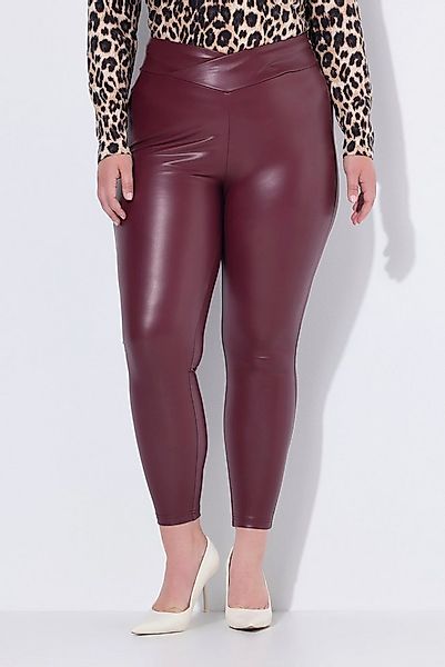 MIAMODA Leggings Leggings Skinny Fit Lederoptik Elastikbund günstig online kaufen