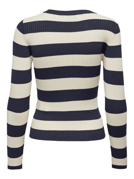 JACQUELINE de YONG Strickpullover Gestreift Langarm günstig online kaufen