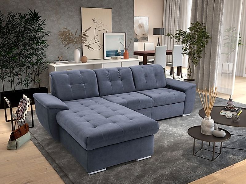 exxpo - sofa fashion Ecksofa »Derby Inkl. Kopfteilverstellung, wahlw. Bett günstig online kaufen