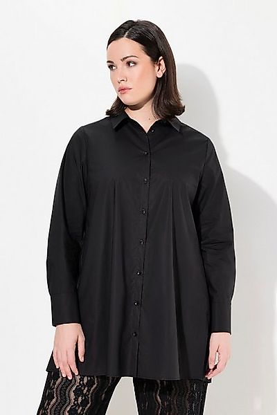 Ulla Popken Hemdbluse Hemdbluse Papertouch Oversized günstig online kaufen