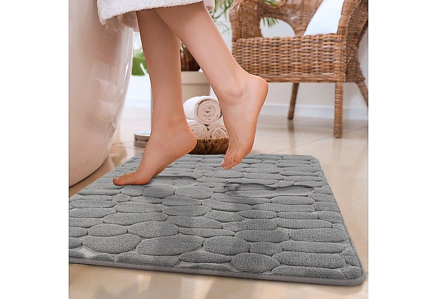 Paco Home Badematte Corby 256, Memory-Schaum Effekt, Höhe 13 mm, rutschhemm günstig online kaufen