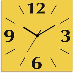 Artland Wanduhr "Uni Trendfarben" wahlweise mit Quarz- oder Funkuhrwerk, la günstig online kaufen