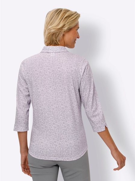 Sieh an! Klassische Bluse Druckbluse günstig online kaufen