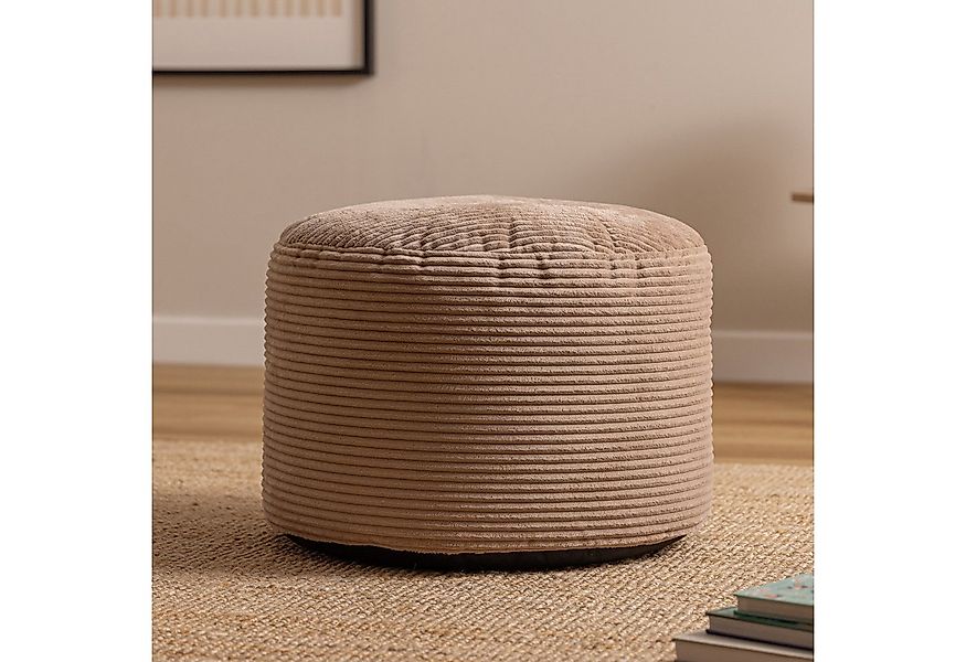 icon Pouf XL aus Cord „Milano“, mit Füllung günstig online kaufen
