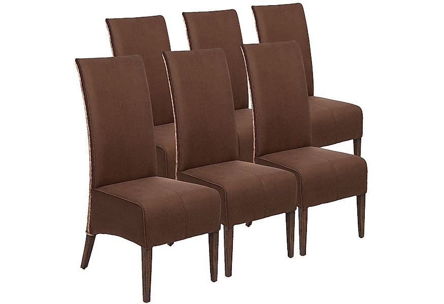 Amagohome Stuhl Rattanstühle Set 6 Stück Esszimmer Stühle Polsterstühle Ant günstig online kaufen