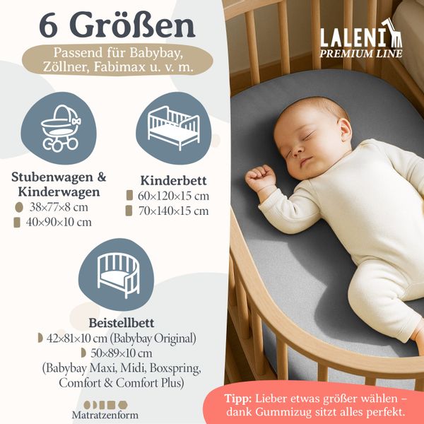 Laleni Spannbettlaken Premium für Beistellbett - günstig online kaufen