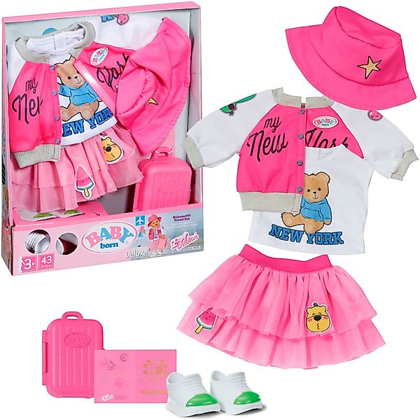 Baby Born Puppenkleidung Deluxe Reiseoutfit, 43cm günstig online kaufen