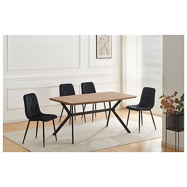 HTI-Living Polsterstuhl Esszimmerstuhl Mesa Eco Samt günstig online kaufen