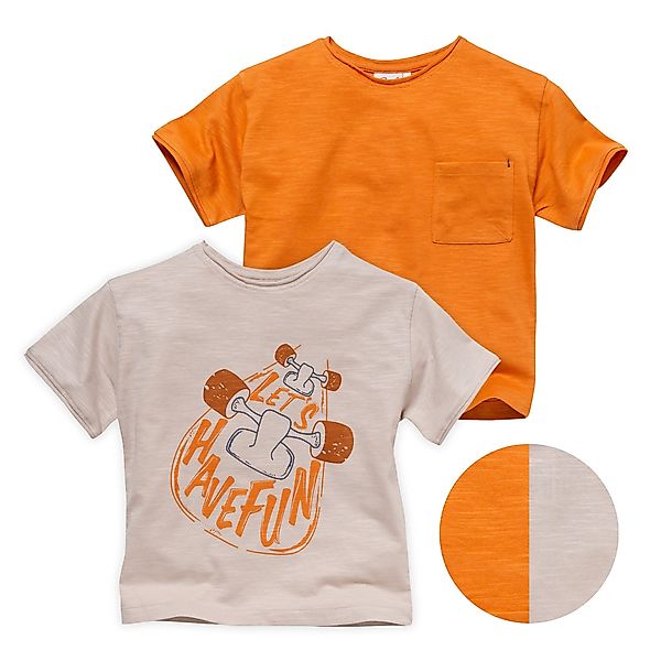 People Wear Organic Kurzarmshirt im Doppelpack, günstig online kaufen