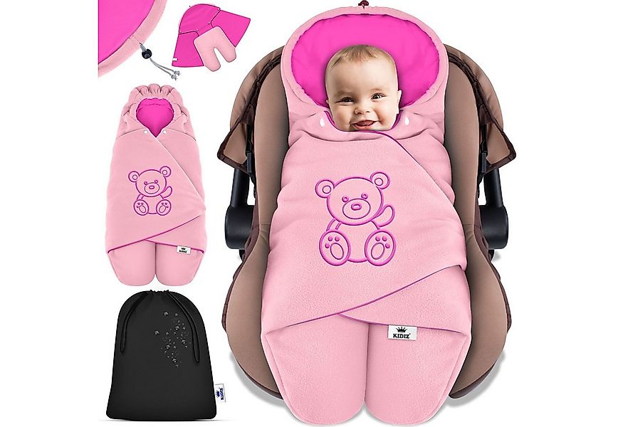 KIDIZ Deckenschlafsack, Baby Einschlagdecke mit Tasche für Winter & Herbst günstig online kaufen