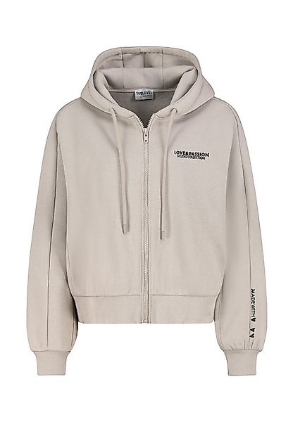 SUBLEVEL Kapuzensweatjacke Oversize Sweatjacke mit Kapuze Oversize Hoodie, günstig online kaufen