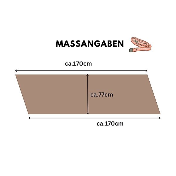 MIRROSI Modeschal Asymmetrischer Schal, Made in günstig online kaufen