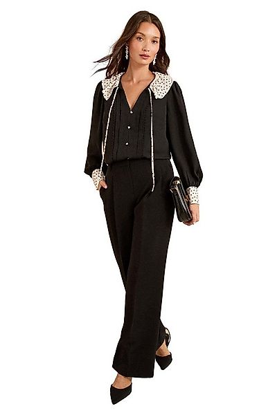 Love & Roses Langarmbluse Love & Roses Bluse mit Rüschenkragen, Regular (1- günstig online kaufen