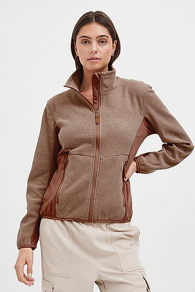 North Bend Fleecejacke NBHelga W Modische Fleecejacke mit Stehkragen günstig online kaufen