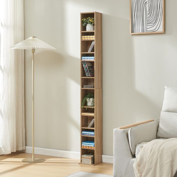 en.casa CD-Regal, »Tynset« 175x20x20 cm Standregal günstig online kaufen