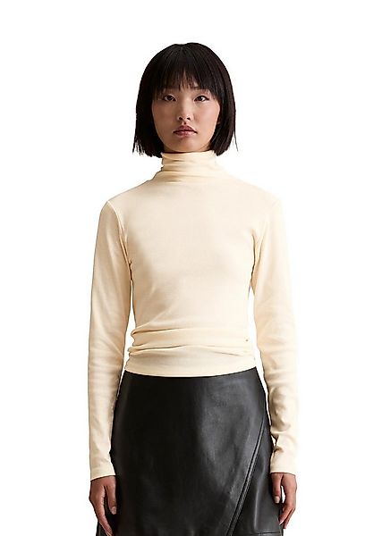 Marc O'Polo DENIM Langarmshirt aus softem Ripp-Jersey günstig online kaufen