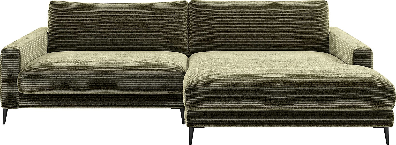 Home affaire Ecksofa »Downtown, B/T/H: 272/190/84 cm L-Form« weicher Sitzko günstig online kaufen