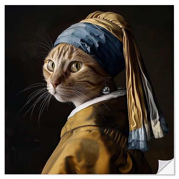 Posterlounge Poster Felipe Hora, Die Katze günstig online kaufen