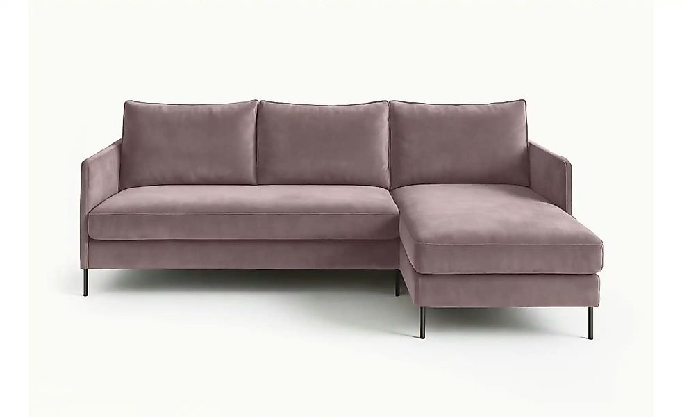 Ecksofa  Bellis ¦ rosa/pink ¦ Maße (cm): B: 216 H: 95 Polstermöbel > Sofas günstig online kaufen