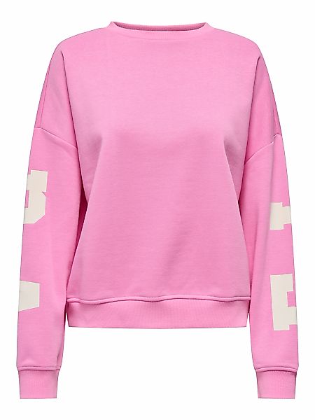 ONLY Sweatshirt "ONLSWEAT L/S BACK/SLEEVE PRINT SWT NOOS" günstig online kaufen