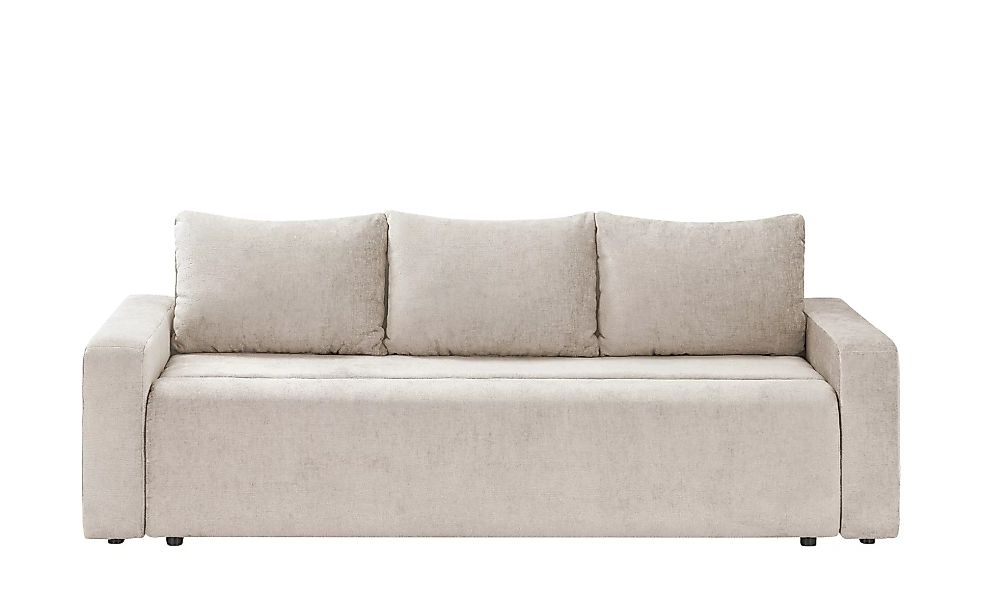 smart Big Sofa  mit Schlaffunktion Fania ¦ beige ¦ Maße (cm): B: 232 H: 85 günstig online kaufen