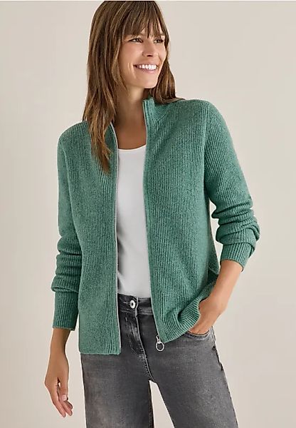 Cosy Cardigan mit Zipper günstig online kaufen