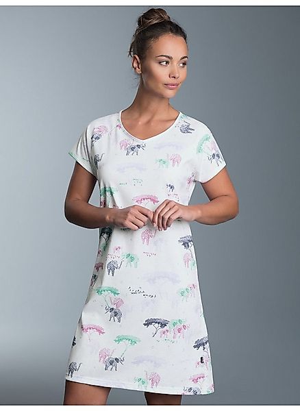 Trigema Nachthemd TRIGEMA Nachthemd mit Allover Safari-Print (1-tlg) günstig online kaufen