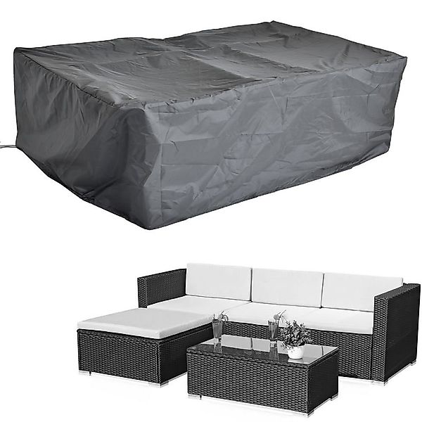Melko Gartenmöbel-Schutzhülle Gartenmöbel Schutzplane 227x152CM Schutzhülle günstig online kaufen