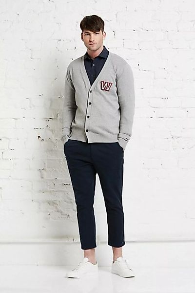 wunderwerk Wollpullover V-neck college cardigan male günstig online kaufen