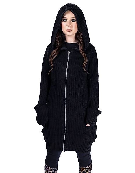 Poizen Industries Strickjacke Esther Cardigan Schwarz günstig online kaufen